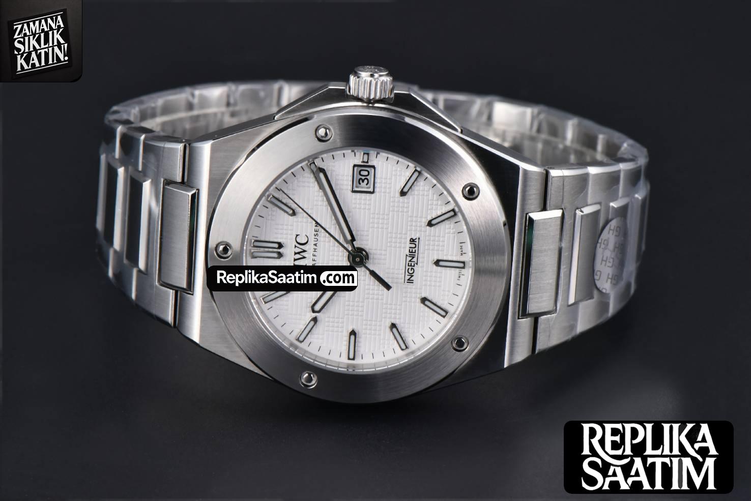 Ingenieur 40mm GHF White Textured Dial Bracelet MY9015 -13