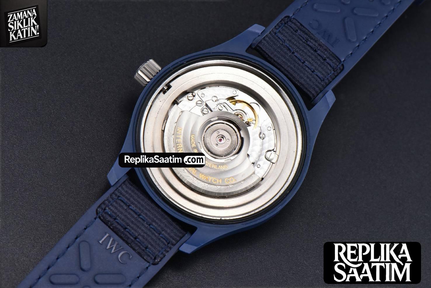 Laureus IW328101 41mm V7F Blue Ceramic Blue Dial Nylon/Rubber Strap -18