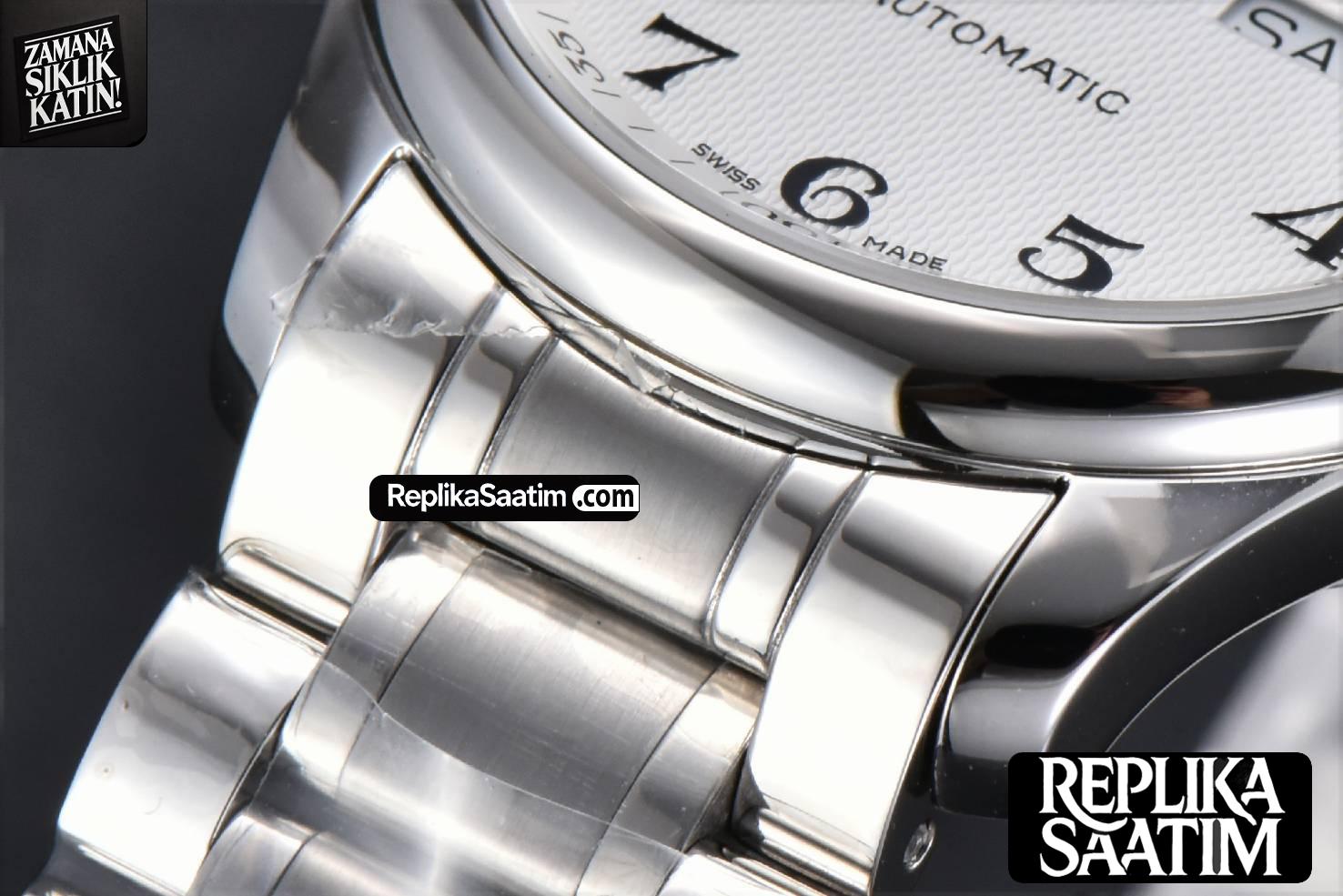 Longines Master Automatic 40mm LGF White Dial SS Bracelet -09