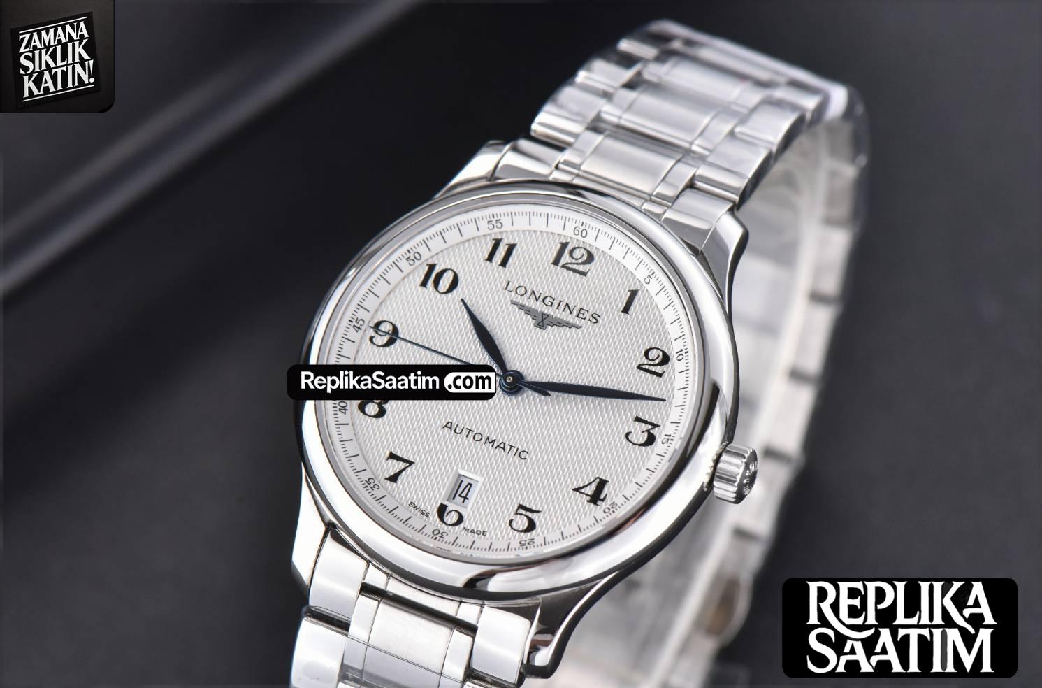 Master Collection KZF 38MM White Textured Dial SS Bracelet A2892 -04