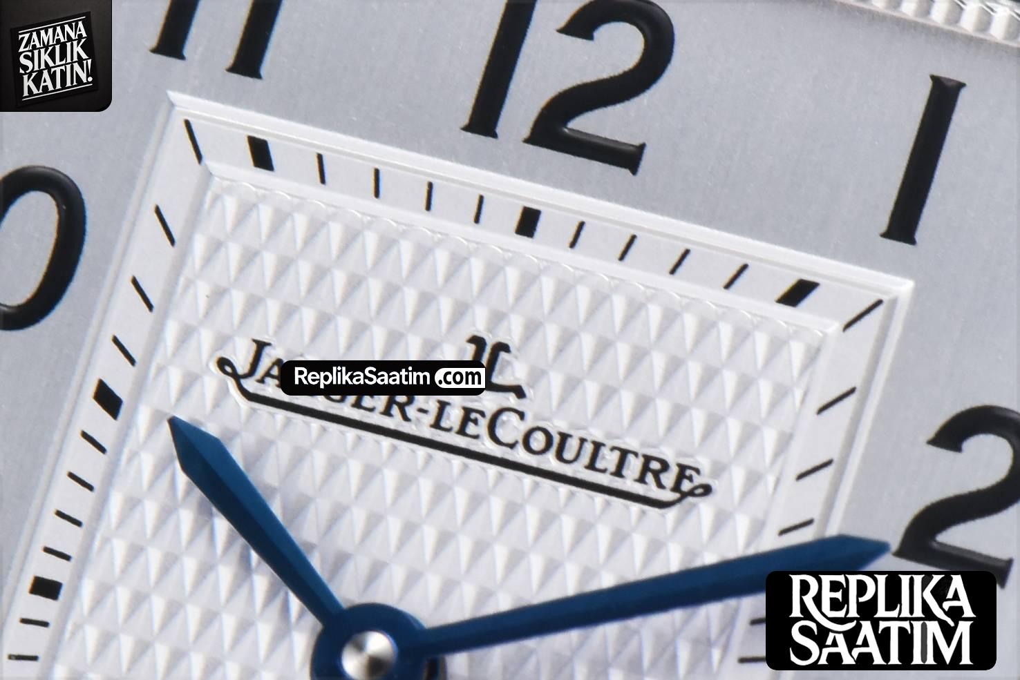 Master Reverso Tribute Small Seconds MGF 30x47MM White Square Dial Black Leather Strap A854A -04