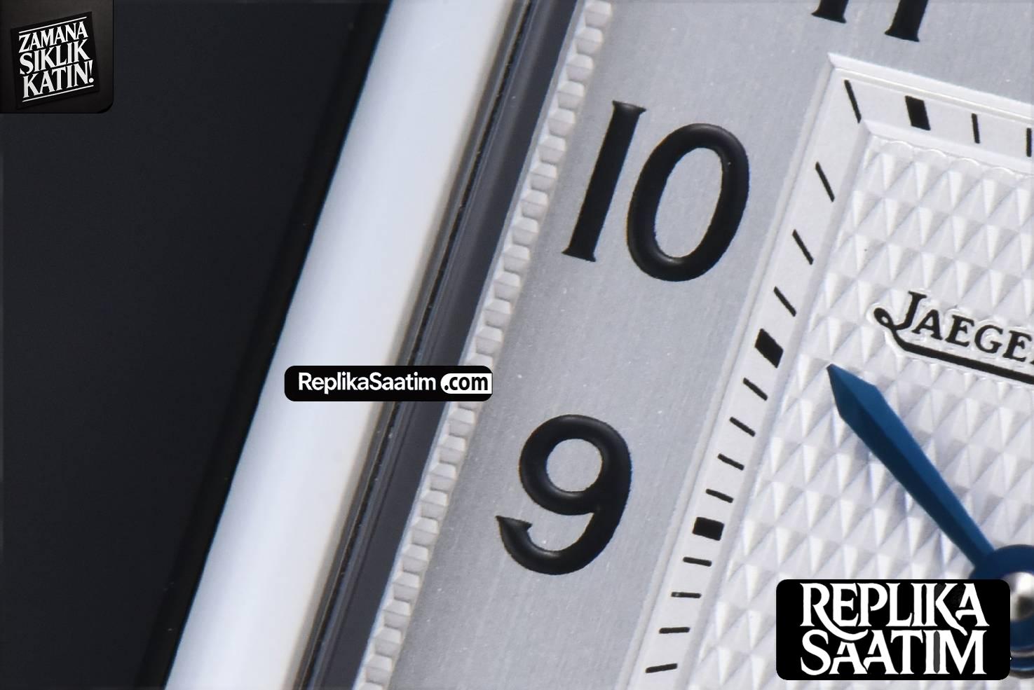 Master Reverso Tribute Small Seconds MGF 30x47MM White Square Dial Black Leather Strap A854A -05
