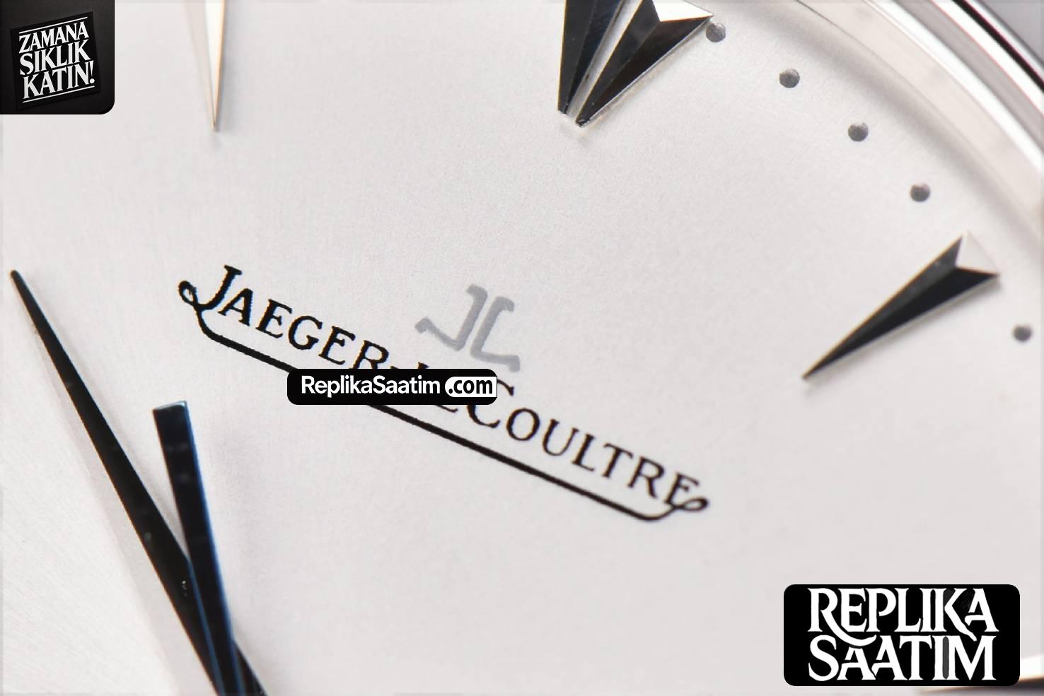 Master Ultra Thin Moon 1368420 SS YLF 39MM White Dial Black Leather Strap A925 -06