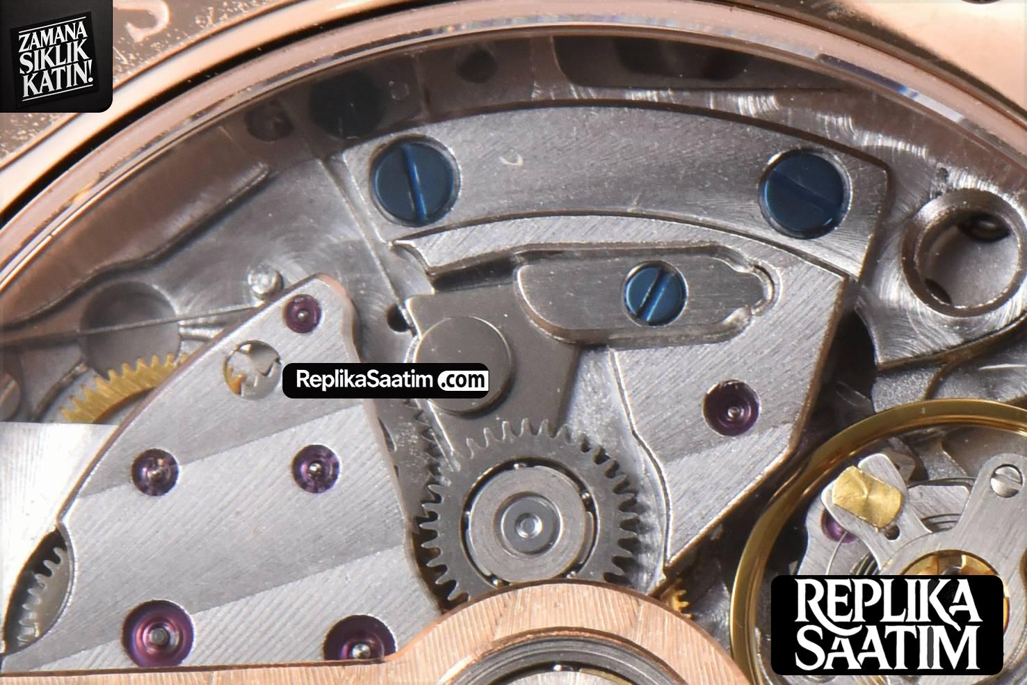 Master Ultra Thin Moonphase 1362501 APSF 39MM RG Diamond White Dial Brown Leather Strap SA925 -16