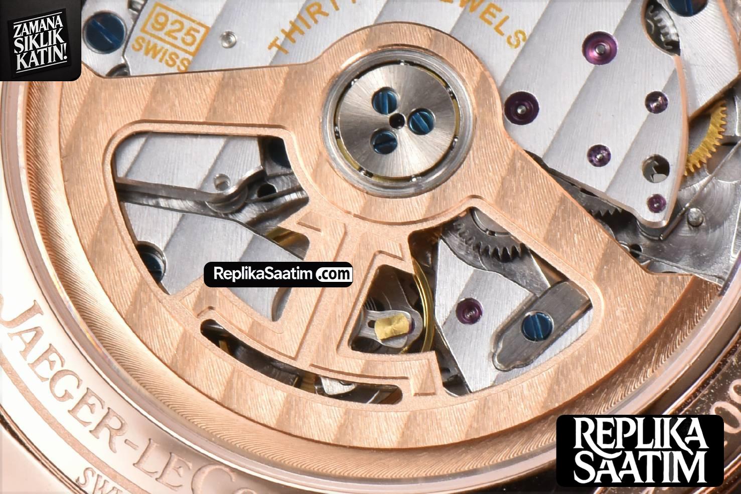 Master Ultra Thin Moonphase 1362501 APSF 39MM RG Diamond White Dial Brown Leather Strap SA925 -20