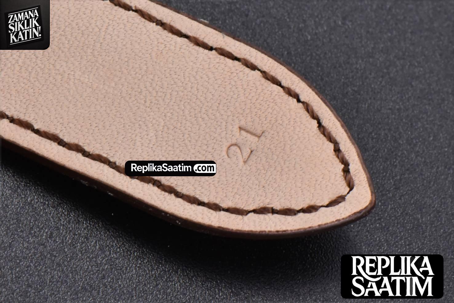 Master Ultra Thin Moonphase 1362501 APSF 39MM RG Diamond White Dial Brown Leather Strap SA925 -24