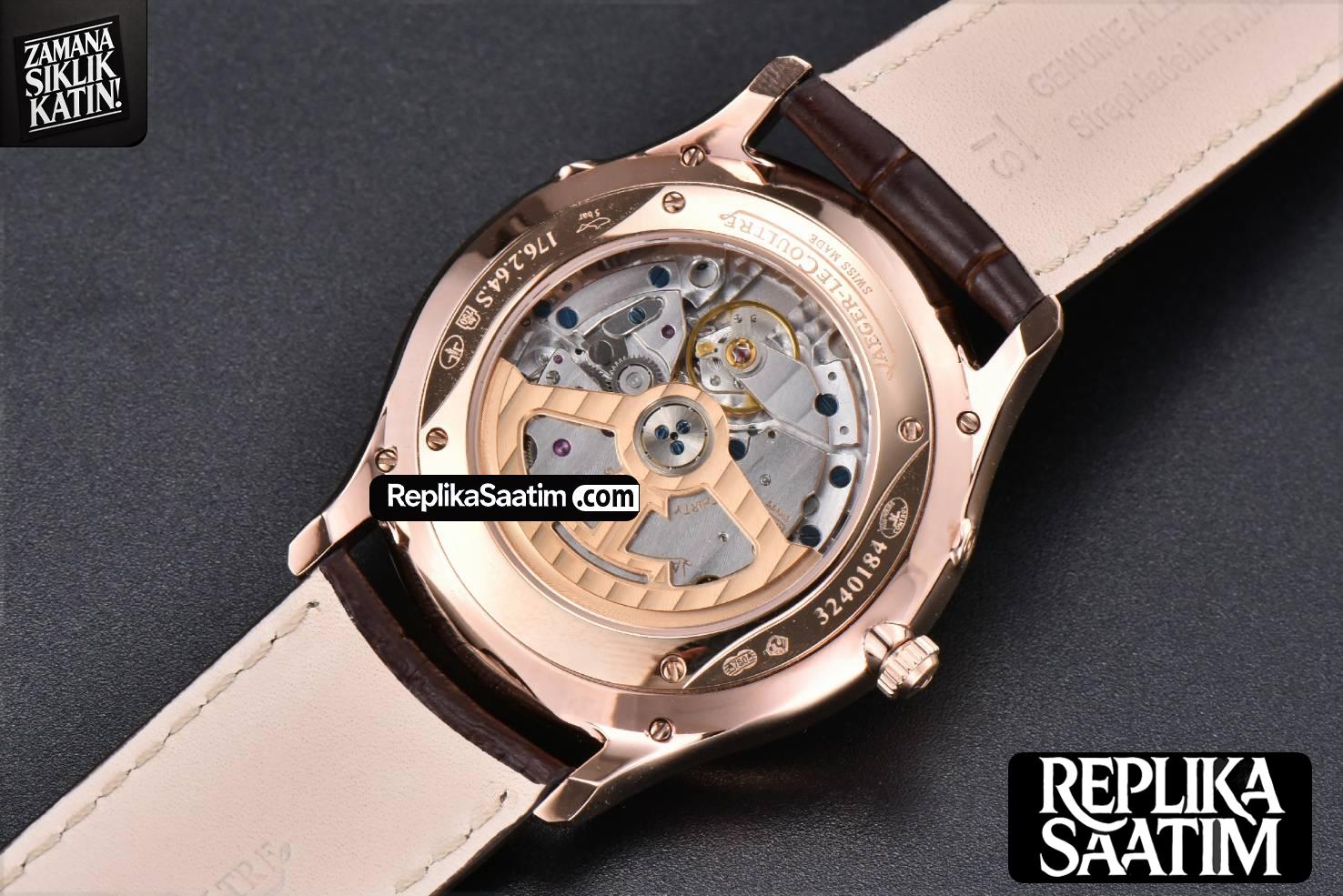 Master Ultra Thin Moonphase 136255J ZF 39MM RG Gray Dial Brown Leather Strap A925 V3 -20