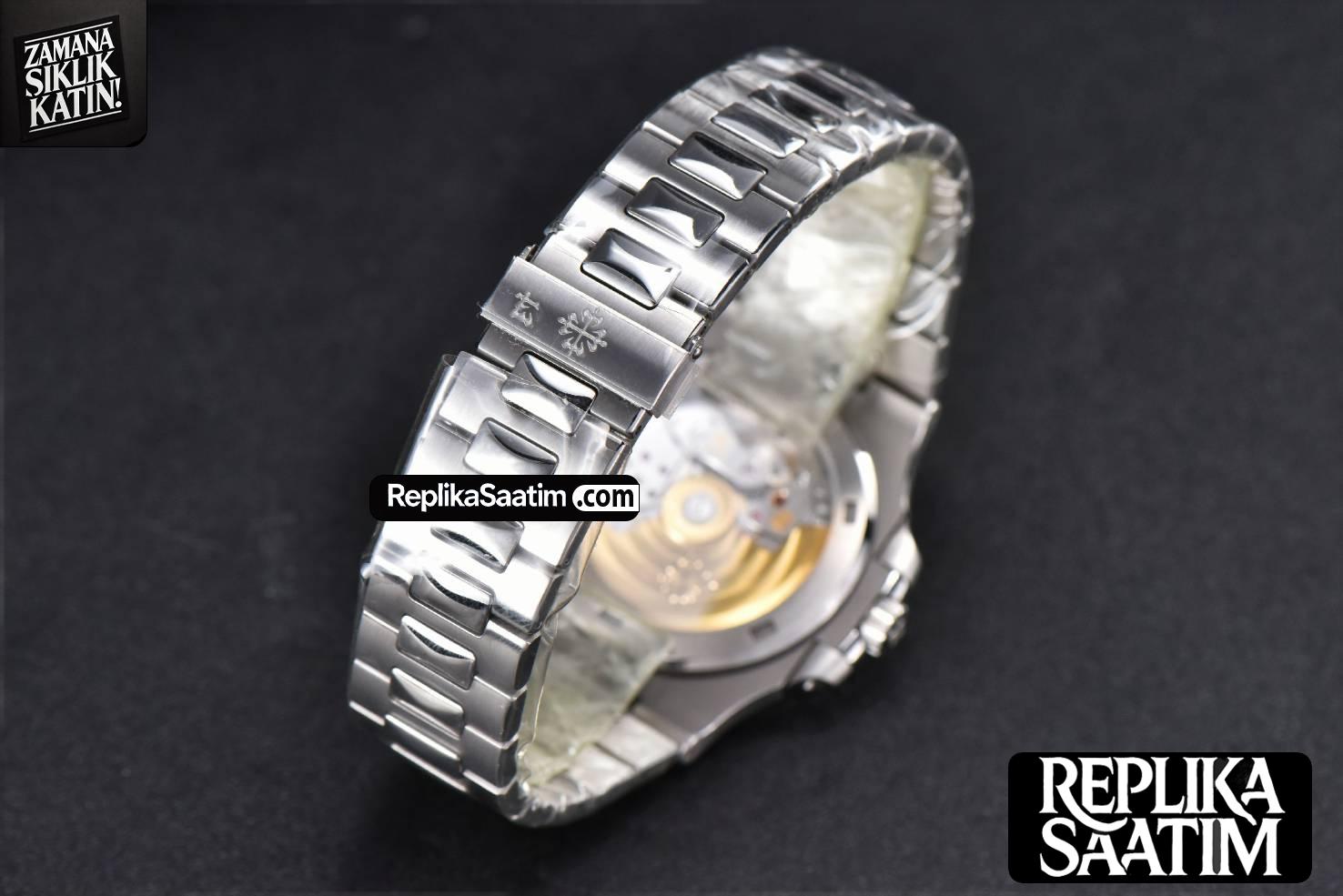 Nautilus 5711/1A PPF 40MM Blue Textured Dial SS Bracelet 324CS V2 (Updated To V5) -14