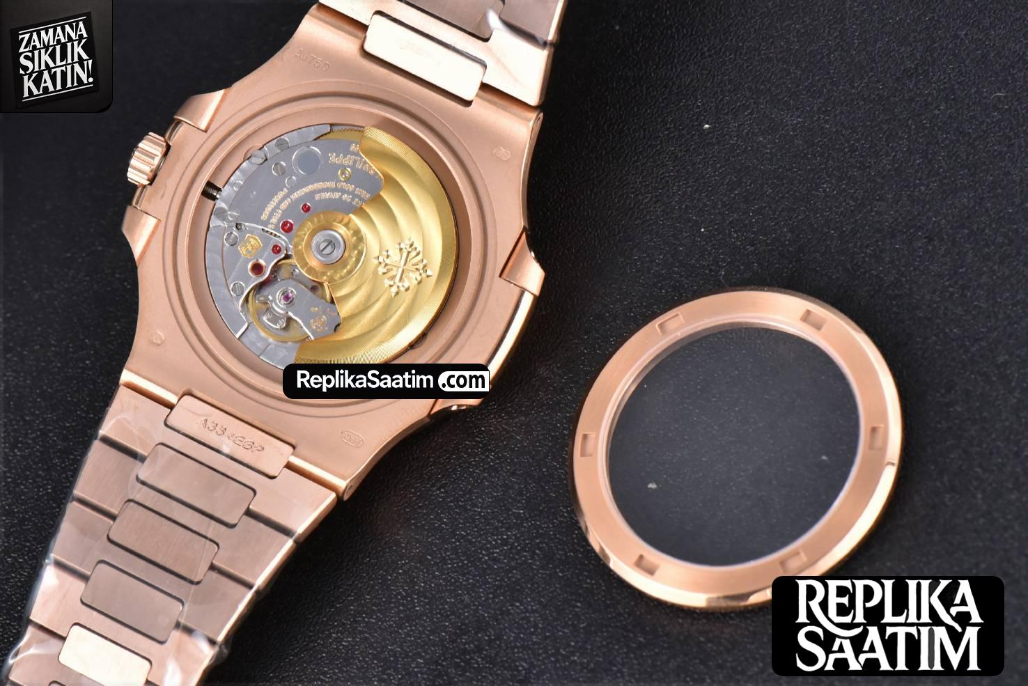 Nautilus 5711/1R PPF White Textured Dial on RG Bracelet 324CS  V5 -19