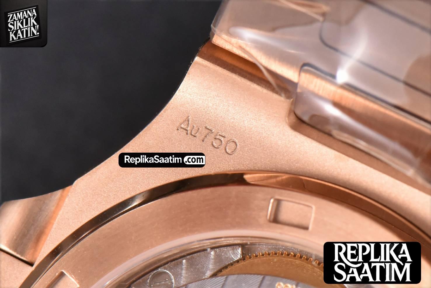 Nautilus 5711/1R PPF White Textured Dial on RG Bracelet 324CS  V5 -23