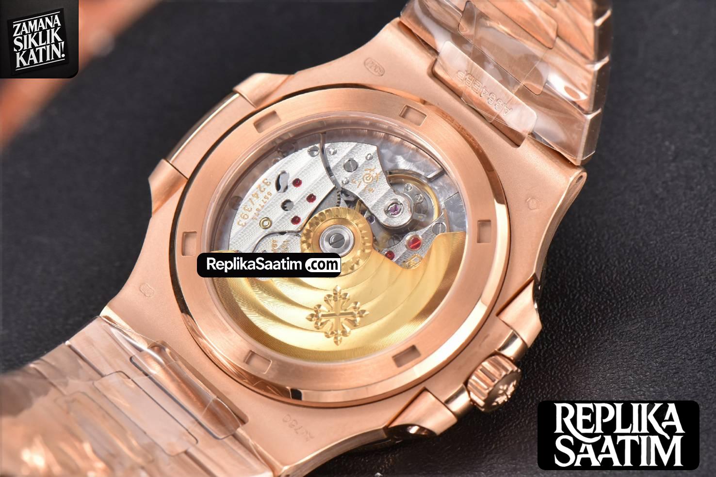 Nautilus 5711/1R PPF White Textured Dial on RG Bracelet 324CS  V5 -30