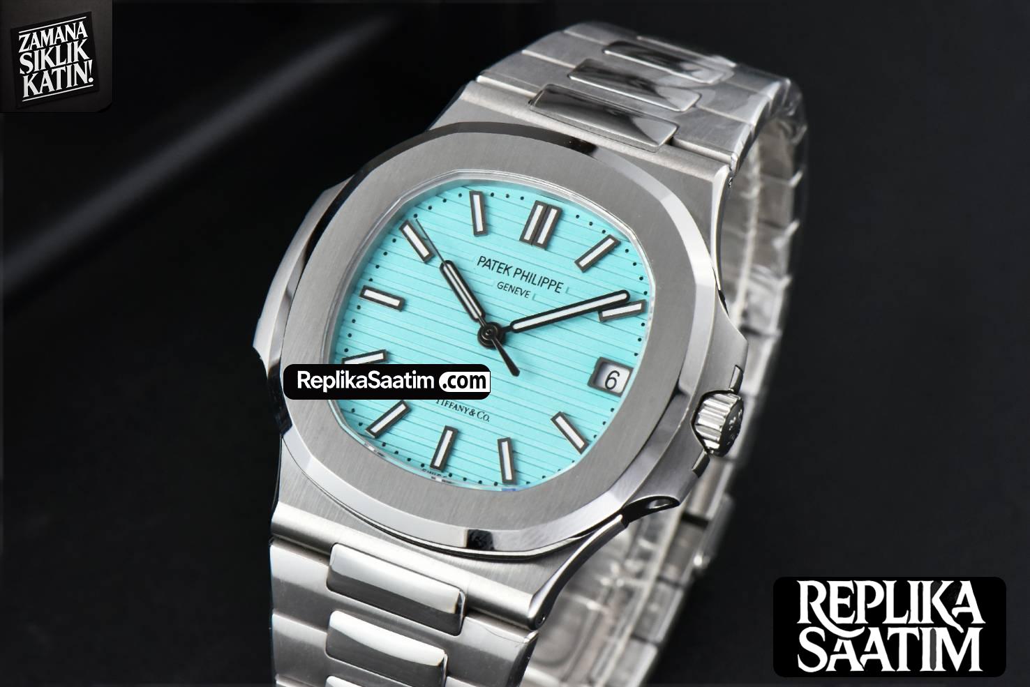 Nautilus 5711 3KF 40MM Tiffany Blue Dial SS Bracelet A324CS V3 -03