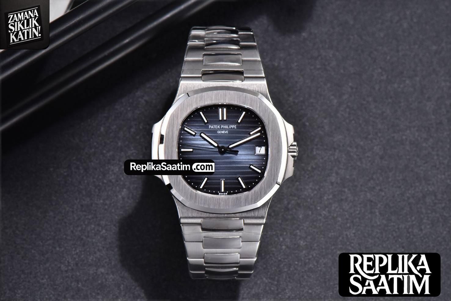 Nautilus 5711 40MM 3KF Blue Dial SS Bracelet A324 V3 -02