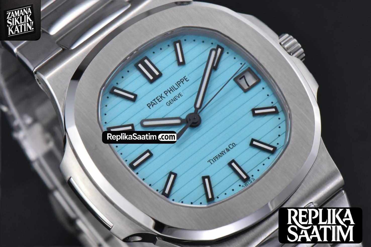Nautilus 5711 40mm PPF Tiffany Blue Dial SS Bracelet A324CS -12