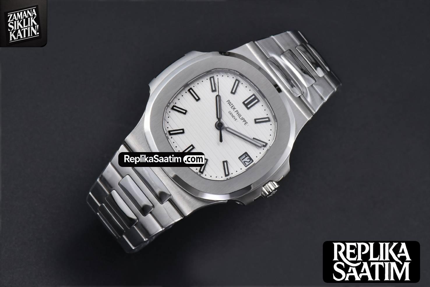 Nautilus 5711 40mm PPF White Dial SS Bracelet A324CS -03