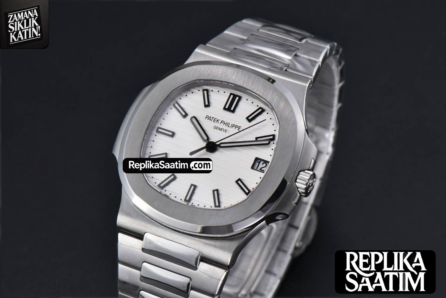Nautilus 5711 40mm PPF White Dial SS Bracelet A324CS -04