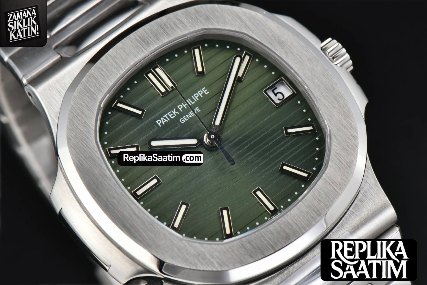 Nautilus 5711 PPF 40MM Green Dial SS Bracelet A324SC -09