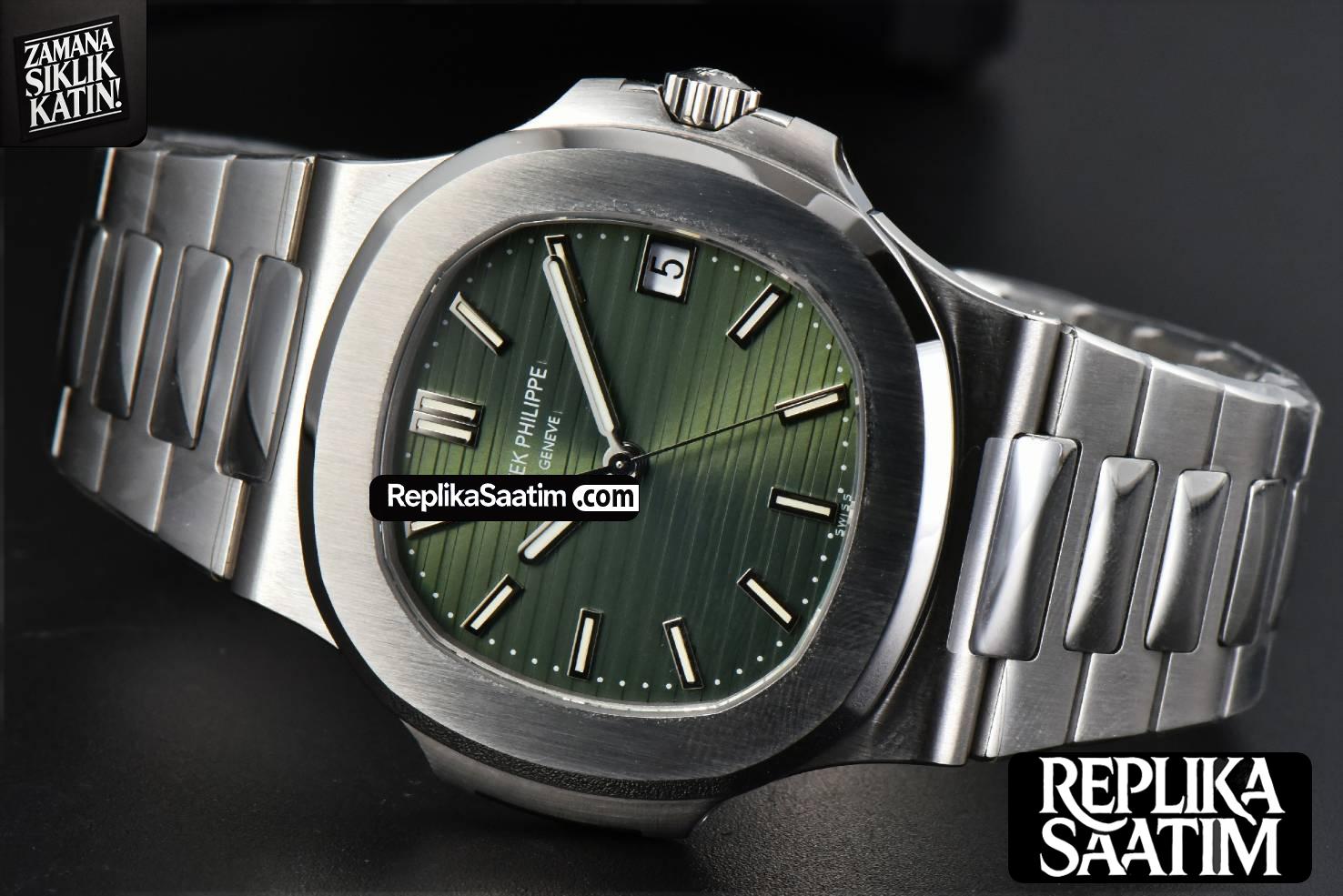 Nautilus 5711 PPF 40MM Green Dial SS Bracelet A324SC -11