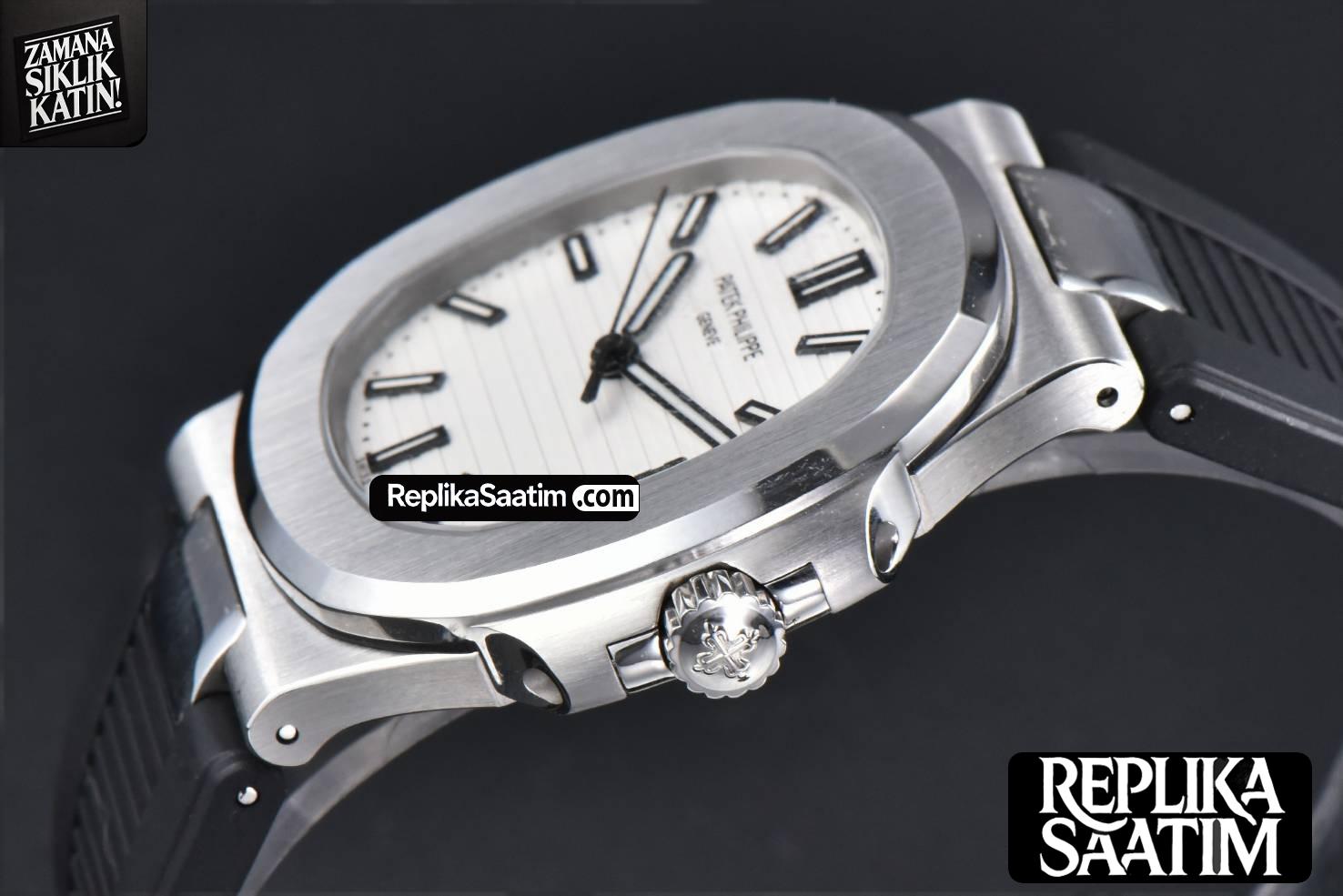 Nautilus 5711 PPF 40MM White Dial Black Rubber Strap A324SC V5 -10