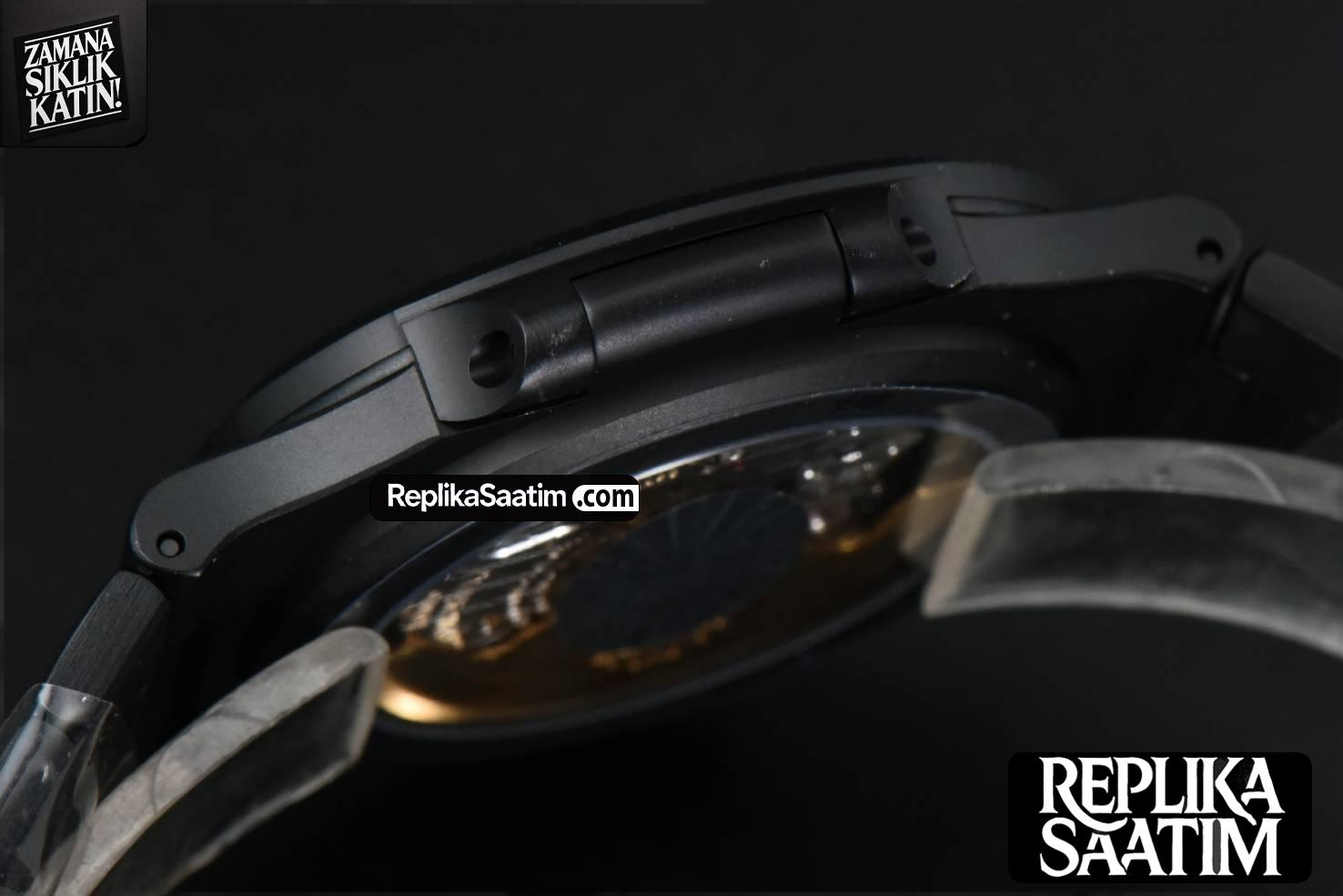 Nautilus 5711 PVD All Black PPF 40MM White Textured Dial PVD Bracelet 324CS V4 -10