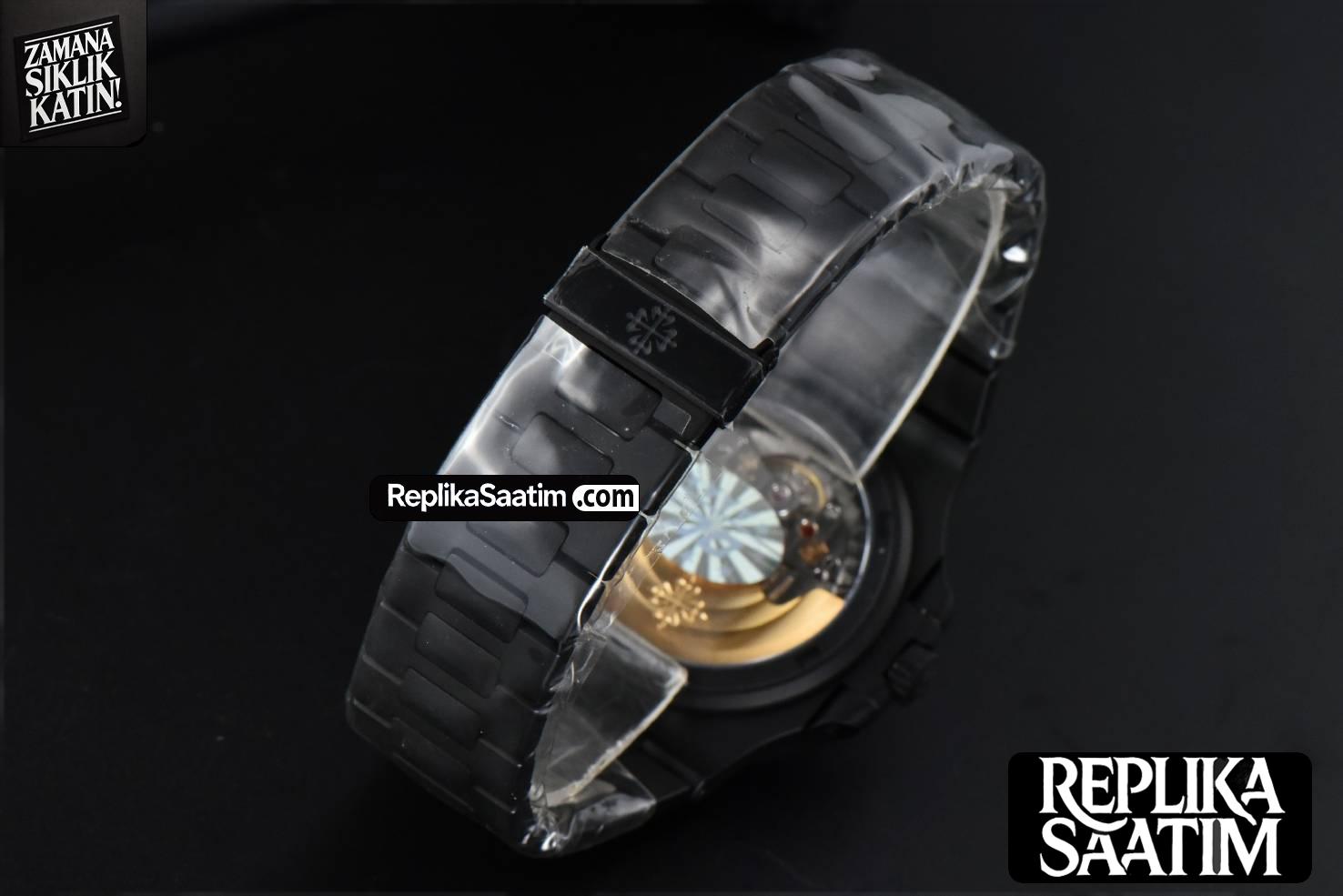 Nautilus 5711 PVD All Black PPF 40MM White Textured Dial PVD Bracelet 324CS V4 -12