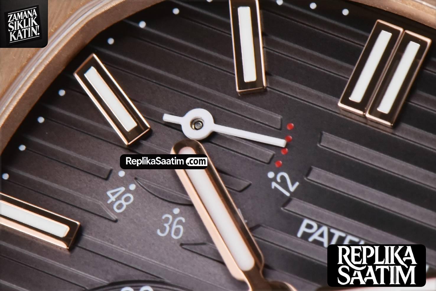 Nautilus 5712 41mm PPF RG Black Dial RG Bracelet A240 V4 -04