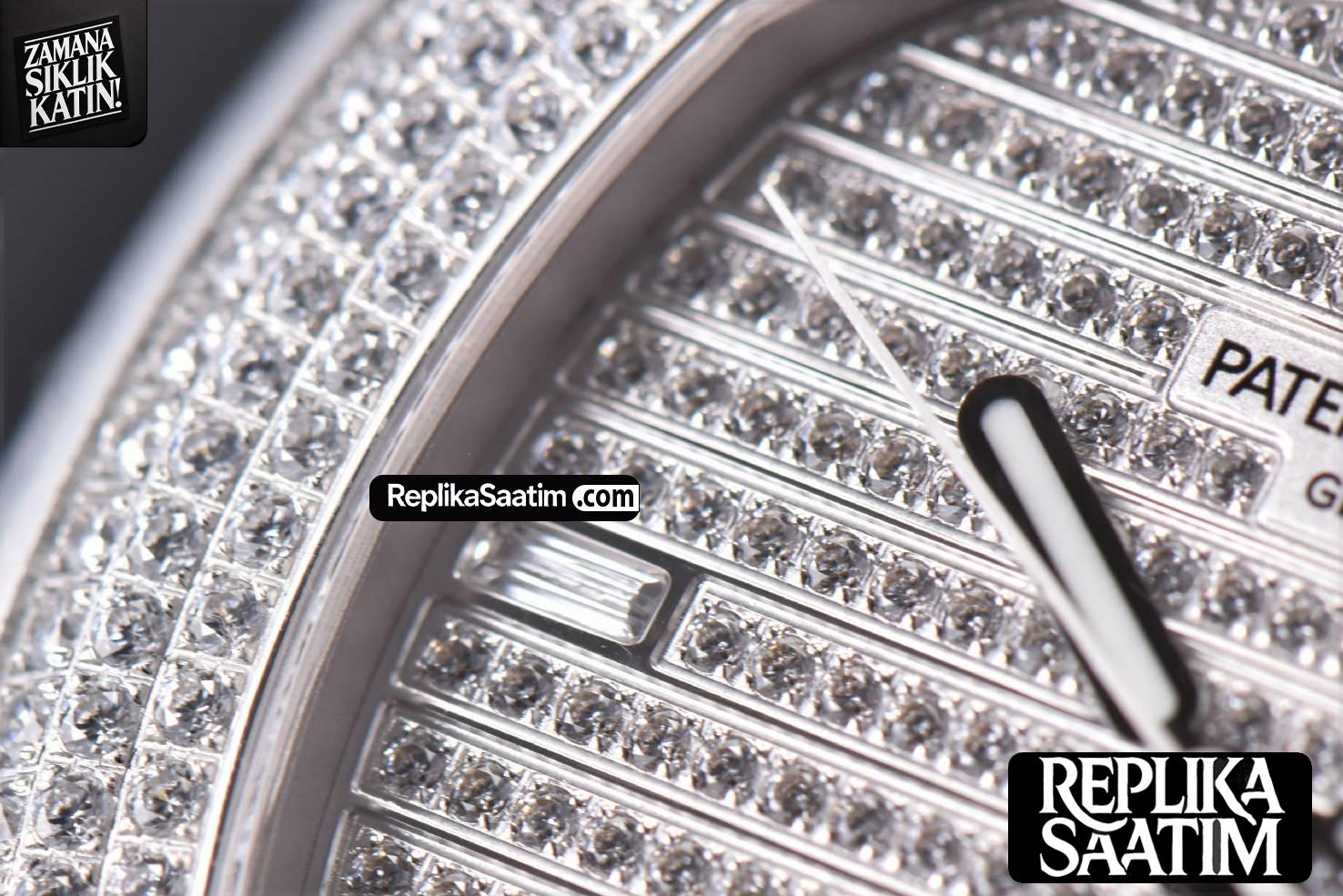 Nautilus 5719/1G 40mm PPF Full Diamonds Dial and Bracelet 324CS -05