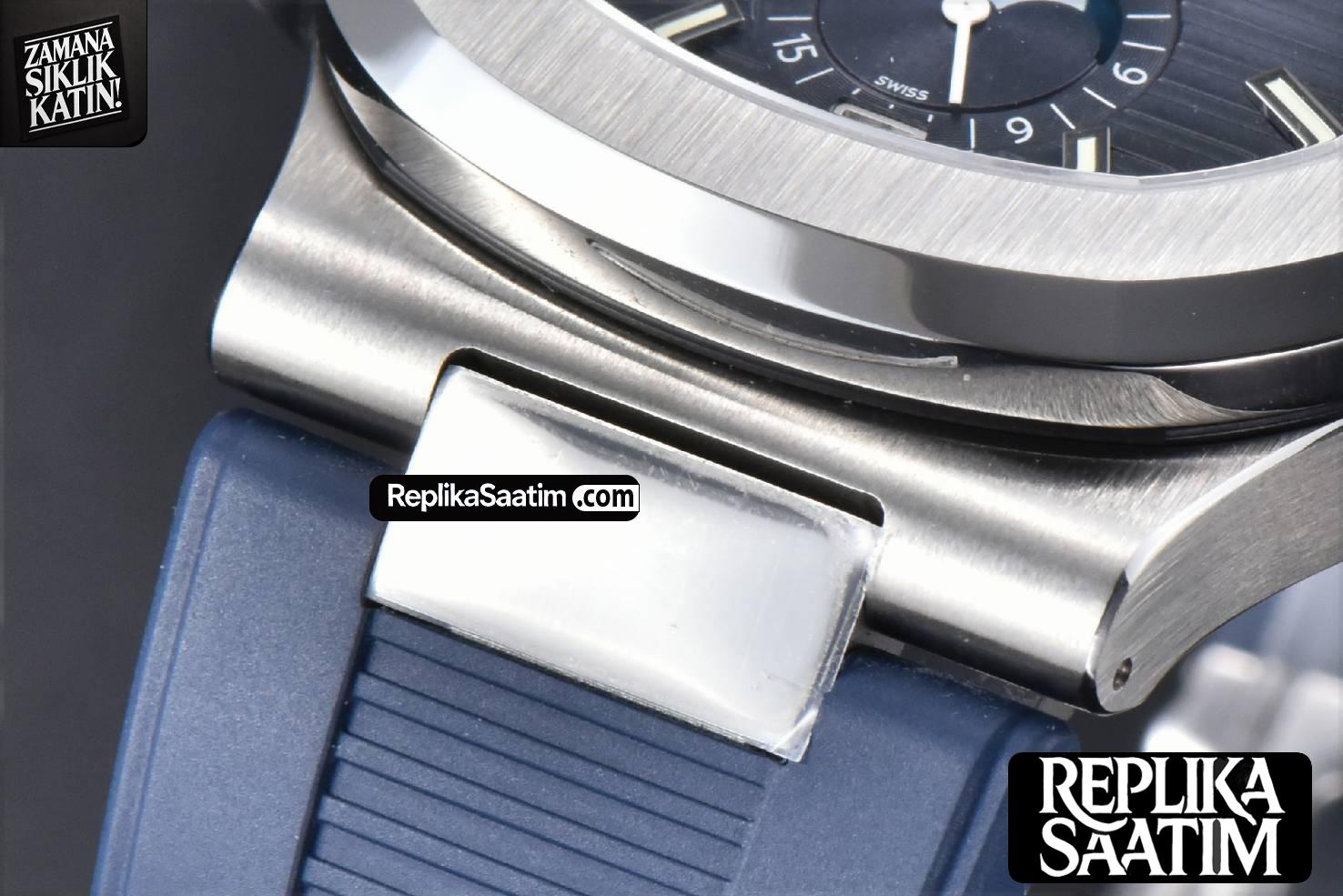 Nautilus 5726 Full Function PPF 40.5MM Blue Dial Blue Rubber Strap A324 -09