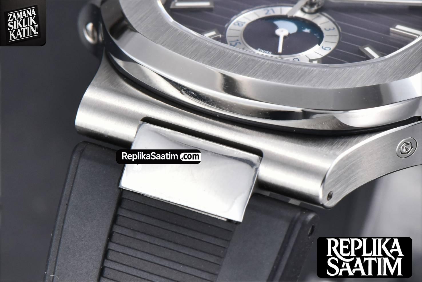Nautilus 5726 Full Function PPF 40.5MM Gray Dial Black Rubber Strap A324 -08
