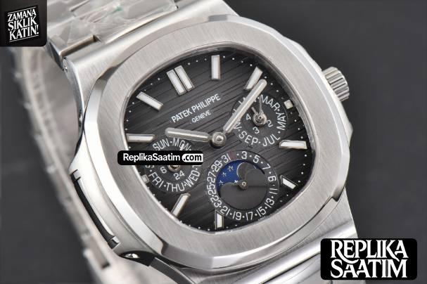Nautilus 5740 40mm TWF Black Dial SS Bracelet A240 -11