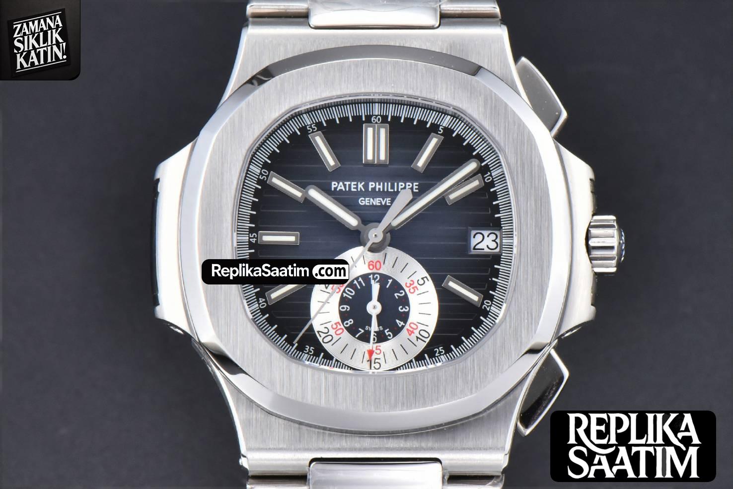 Nautilus 5980 40.5mm PPF Blue Dial SS Bracelet A28-520 -01