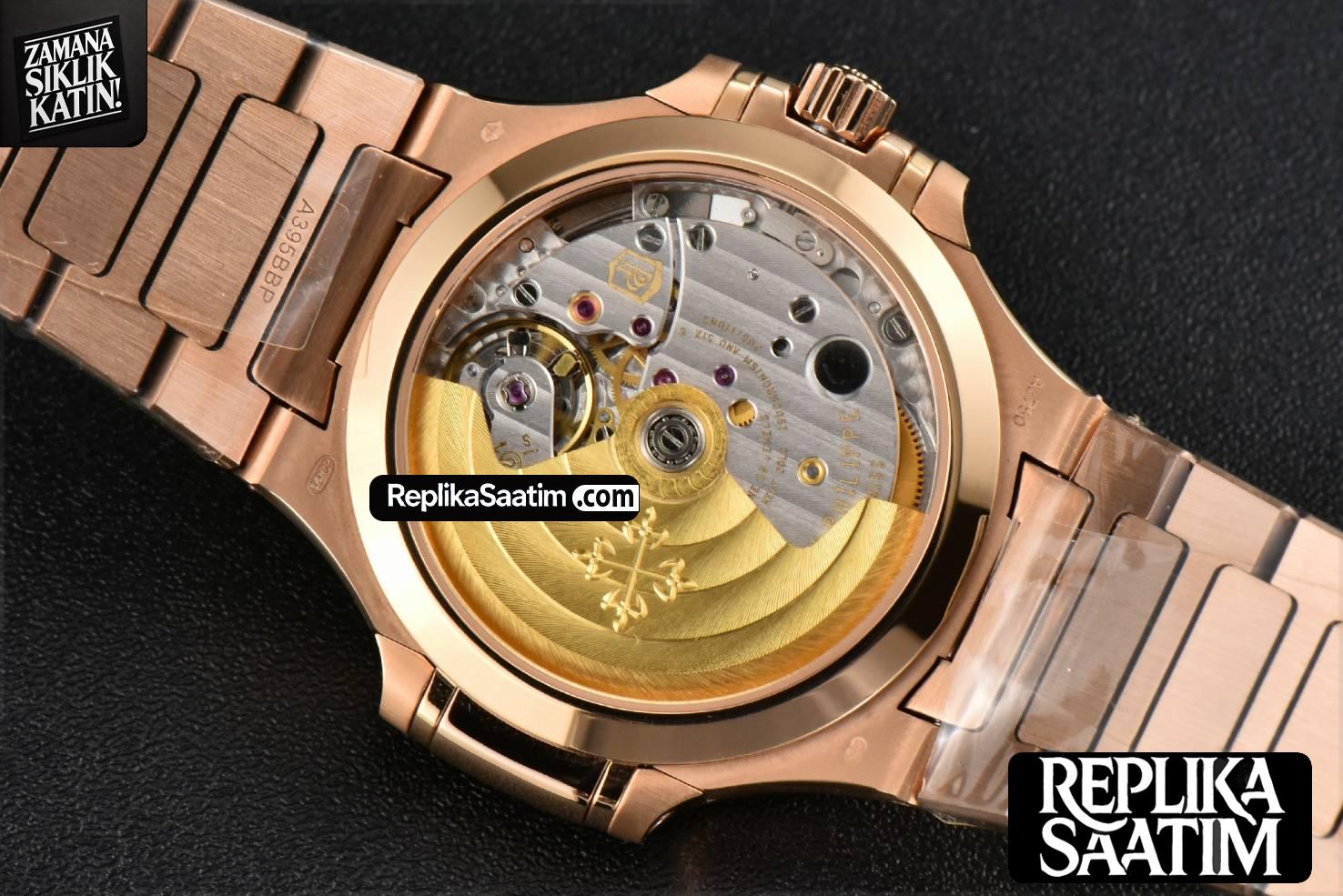Nautilus 7118 Ladies 3KF 35MM RG Diamond RG Dial  RG Bracelet 324CS -14
