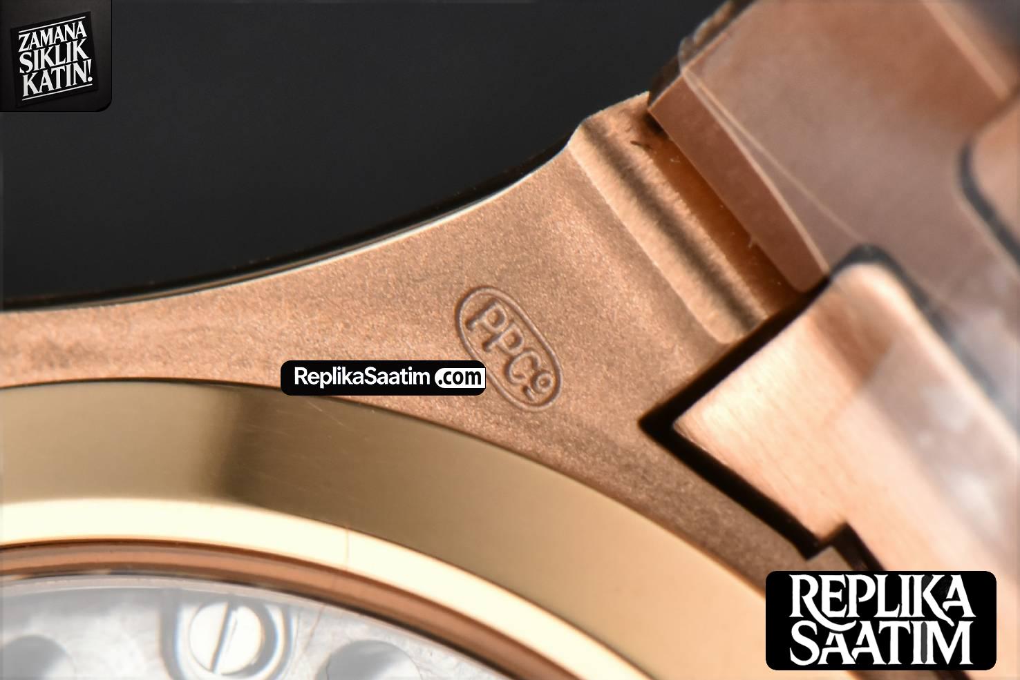 Nautilus 7118 Ladies 3KF 35MM RG Diamond RG Dial  RG Bracelet 324CS -23