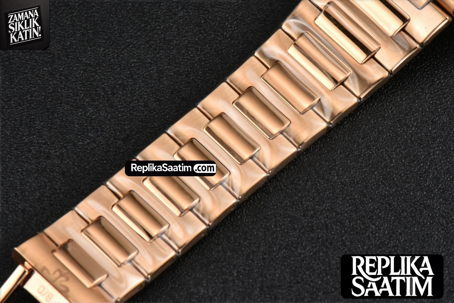 Nautilus 7118 Ladies 3KF 35MM RG Diamond RG Dial  RG Bracelet 324CS -25
