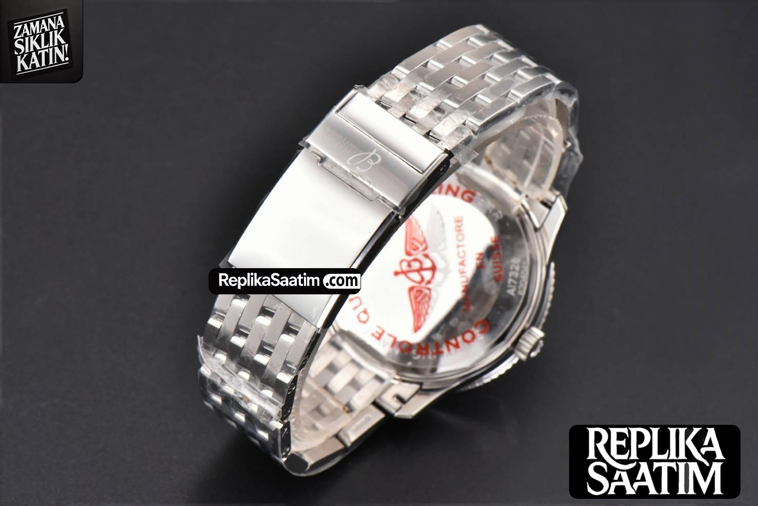 Navitimer 41mm TF White Dial SS Bracelet 2824 -30