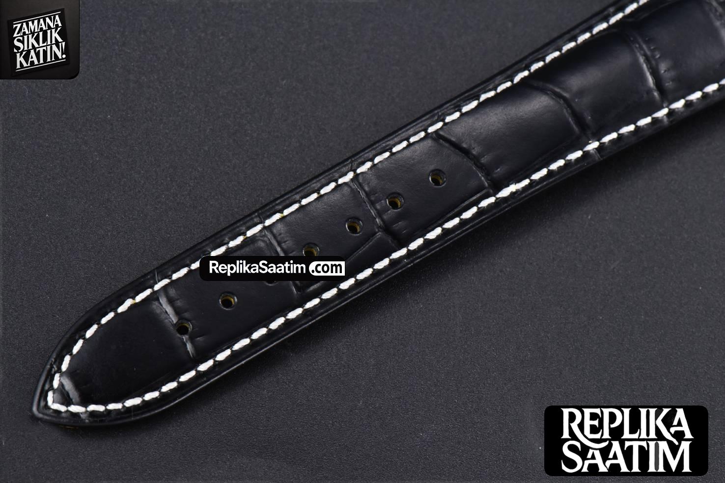 Navitimer B01 43mm BLSF Black Dial Black Leather Strap A7750 -21