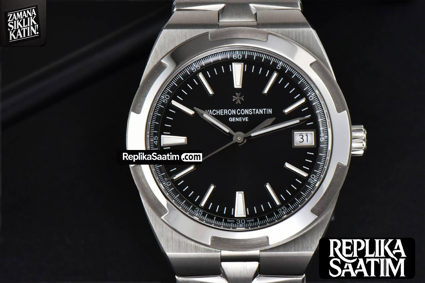 Overseas 4500V 41mm ZF Black Dial SS Bracelet A5100 -01