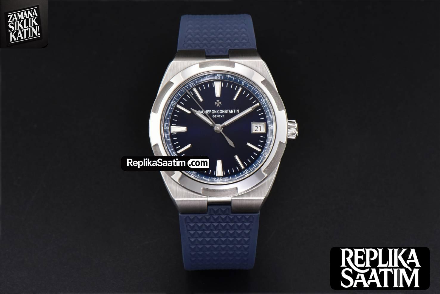 Overseas 4500V 41mm ZF Blue Dial Blue Rubber Strap A5100 -02