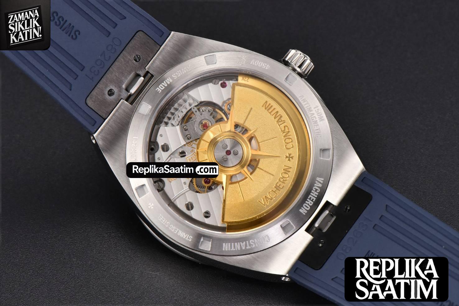 Overseas 4500V 41mm ZF Blue Dial Blue Rubber Strap A5100 -13