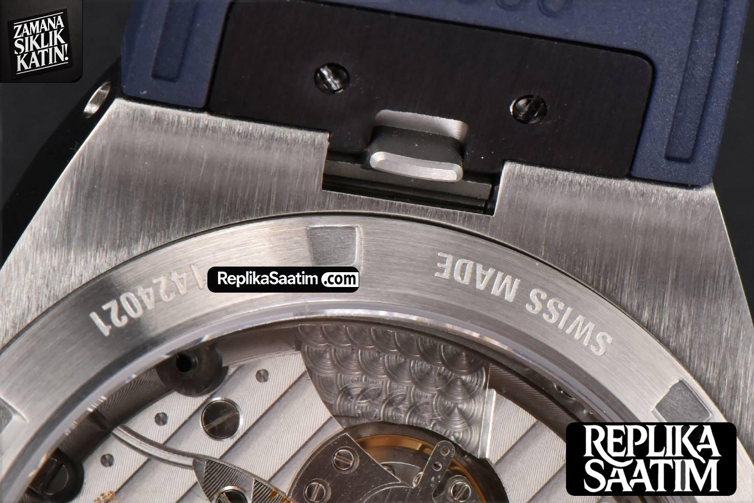 Overseas 4500V 41mm ZF Blue Dial Blue Rubber Strap A5100 -19