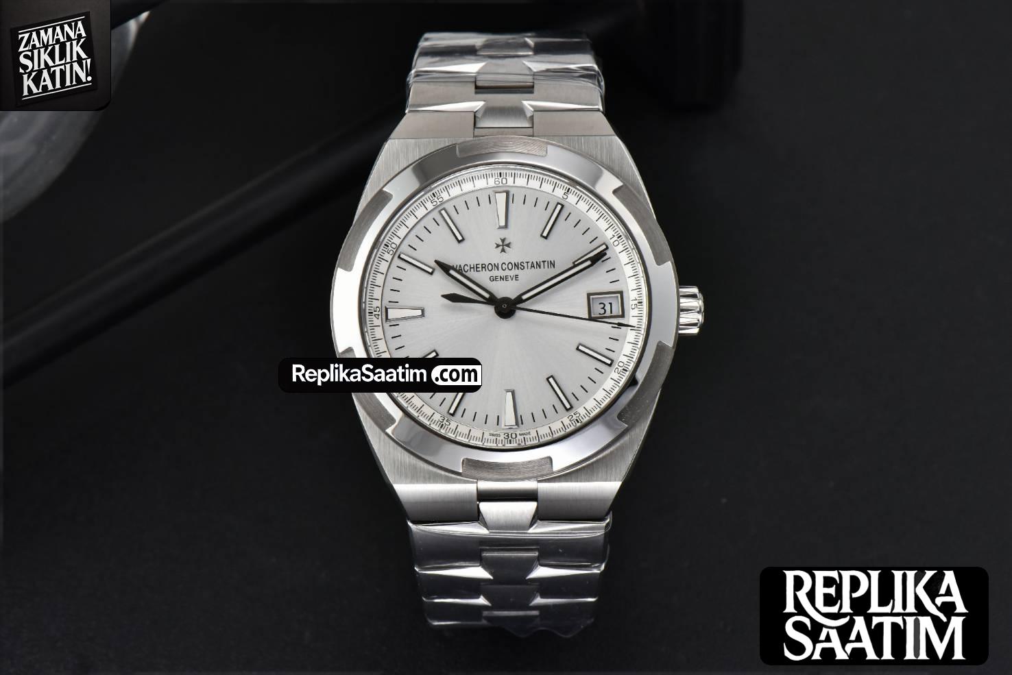 Overseas 4500V 41mm ZF White Dial SS Bracelet A5100 -02