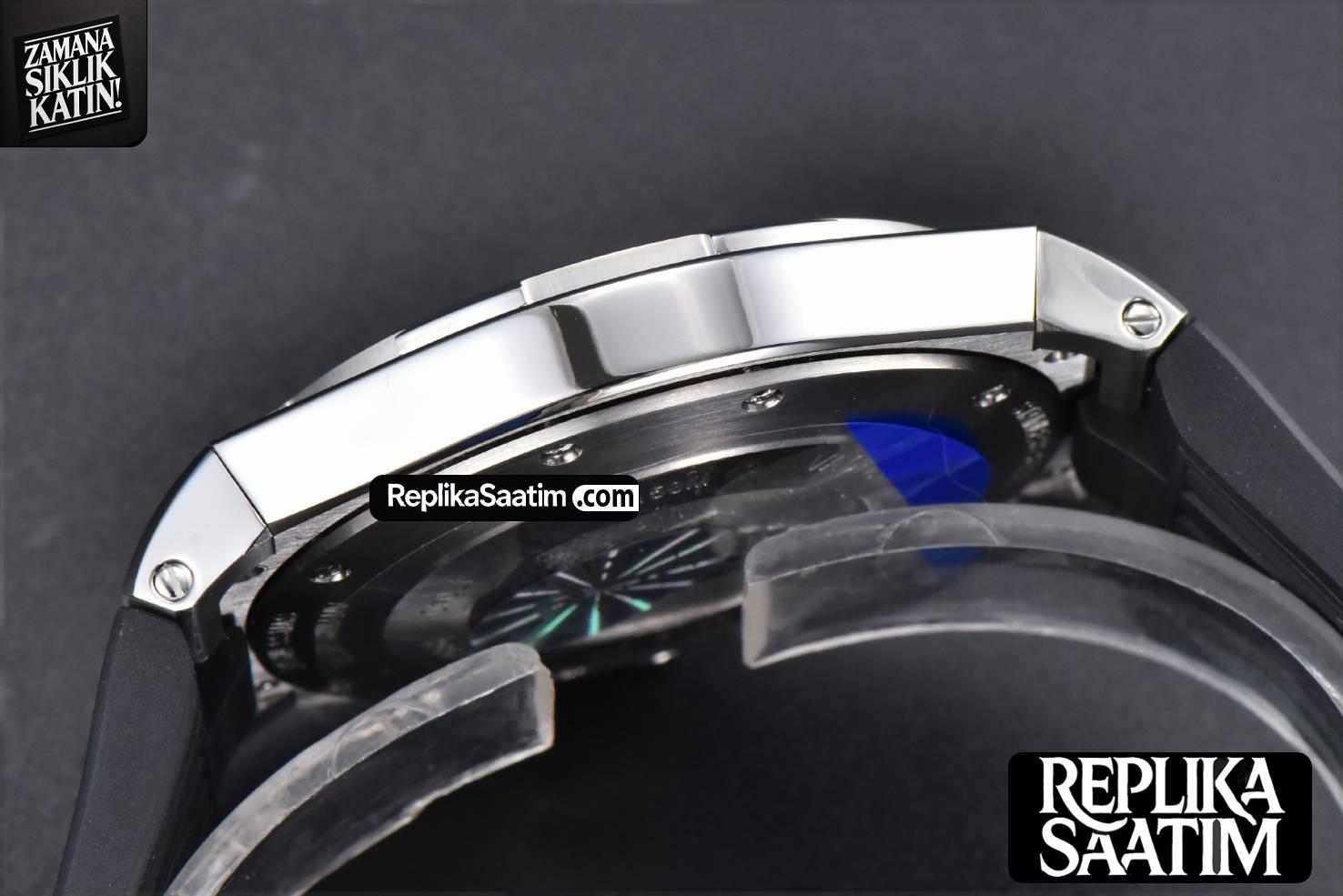 Overseas 47040 42mm PPF Black Dial Black Rubber Strap A1226 -14