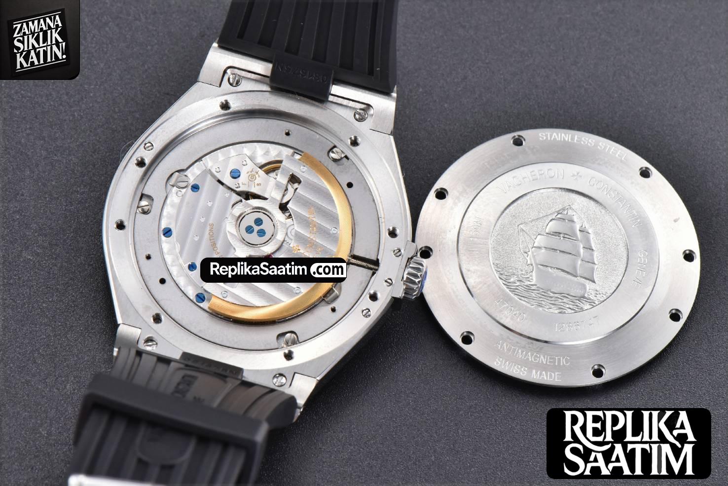 Overseas 47040 42mm PPF Black Dial Black Rubber Strap A1226 -22