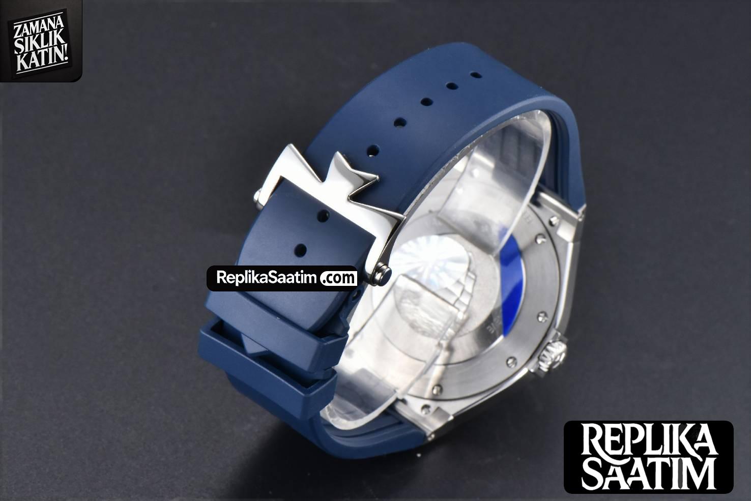 Overseas 47040 42mm PPF Blue Dial Blue Rubber Strap A1226 -15