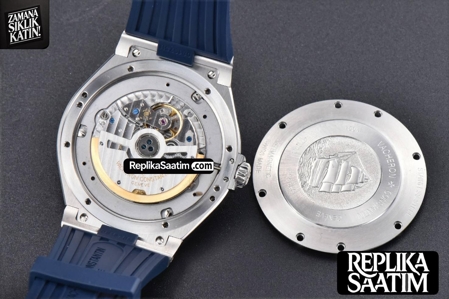 Overseas 47040 42mm PPF Blue Dial Blue Rubber Strap A1226 -23