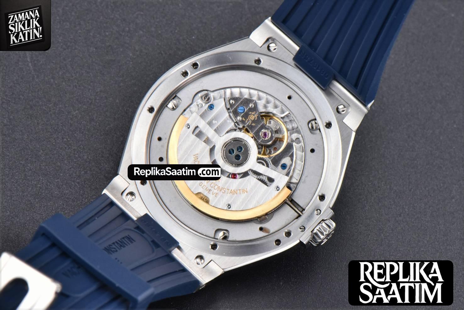 Overseas 47040 42mm PPF Blue Dial Blue Rubber Strap A1226 -24