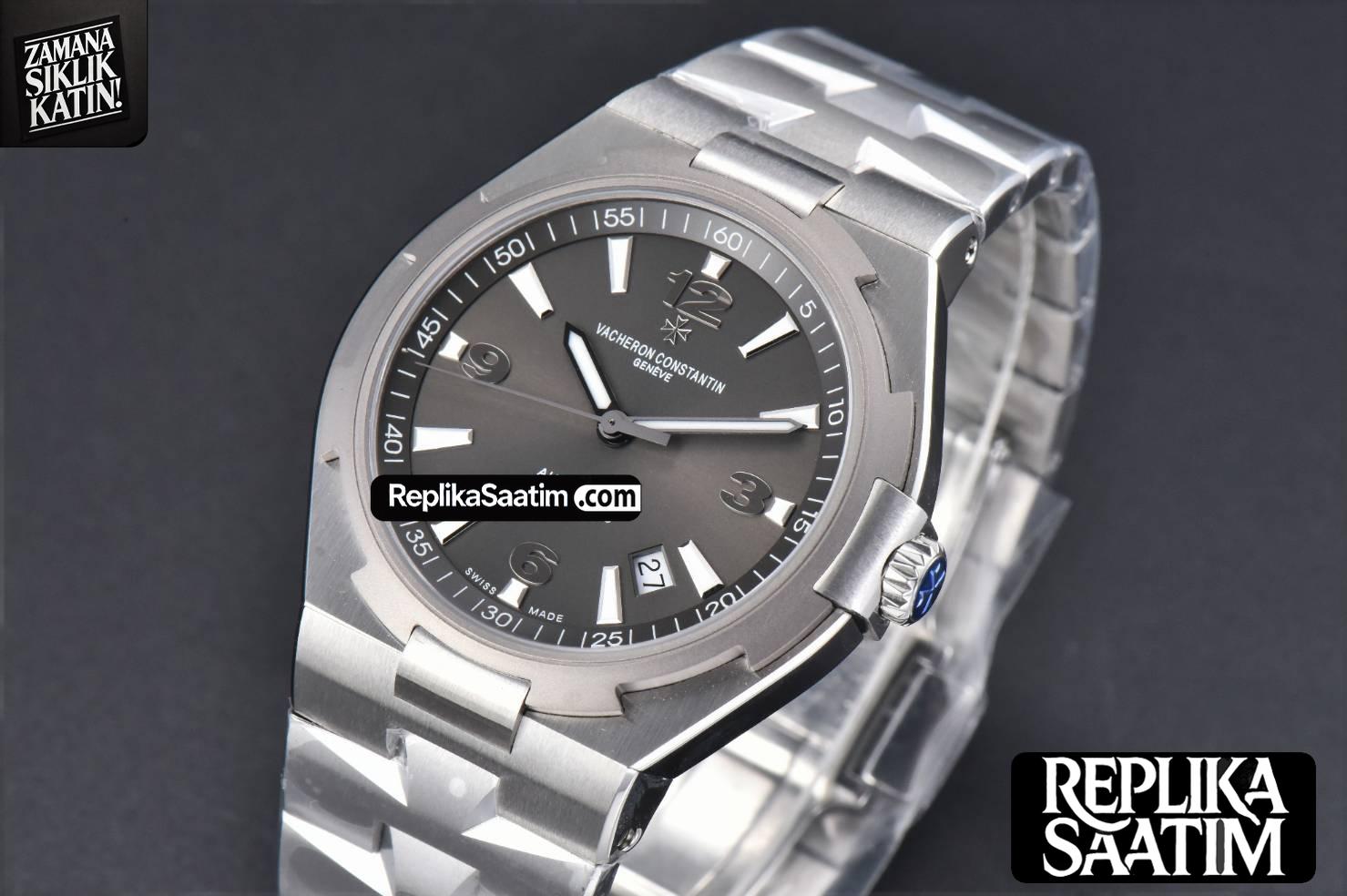 Overseas 47040 42mm PPF Gray Dial SS Bracelet A1226 -04