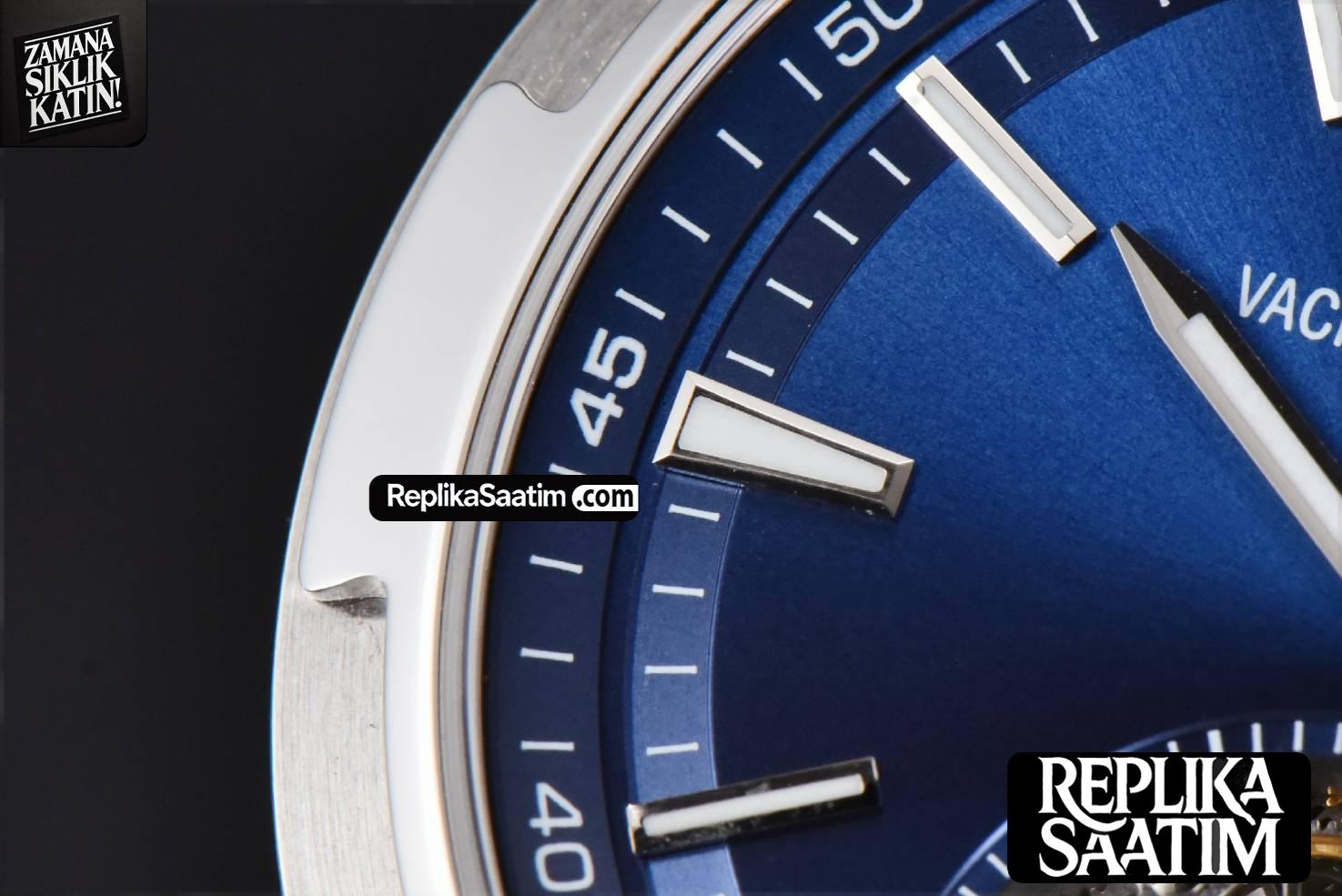 Overseas Tourbillon 6000V 42.5mm BBRF Blue Dial Blue Rubber Strap Tourb -05