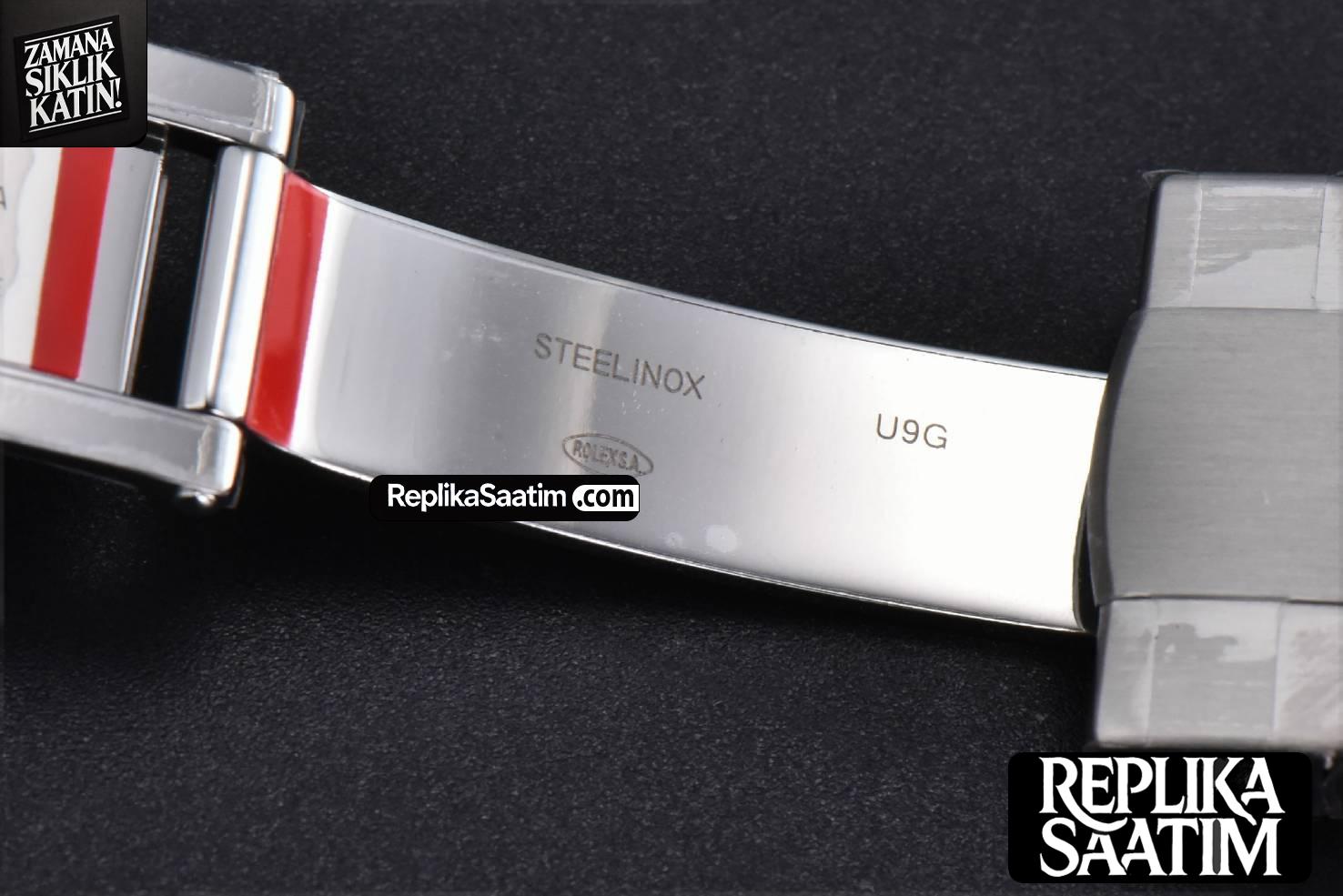Oyster Perpetual 124300 41mm Clean CF 904L Red Dial SS Bracelet VR3230 -34