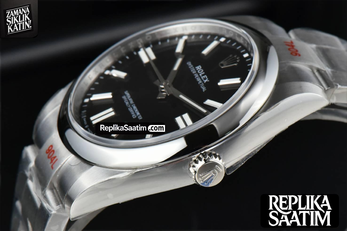 Oyster Perpetual 124300 41mm EWF Black Dial SS Bracelet A3230 -09